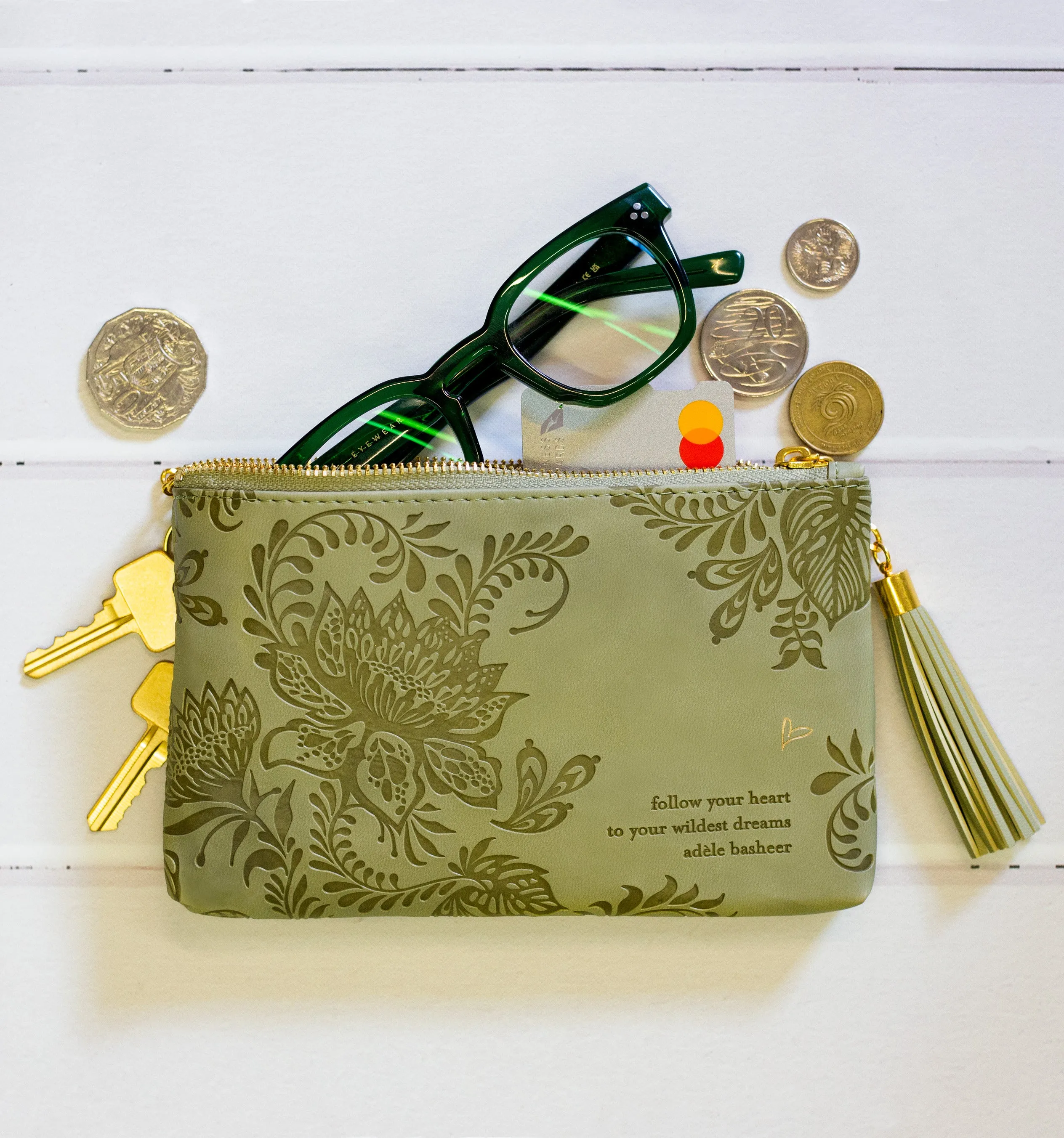 Wildest Dreams Essentials Purse - Olivine Green